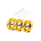 FLUKE - Fluke ES-162P4-2 Set di 4 picchetti e 3 rocchette cavo per Fluke 162x, L=50m