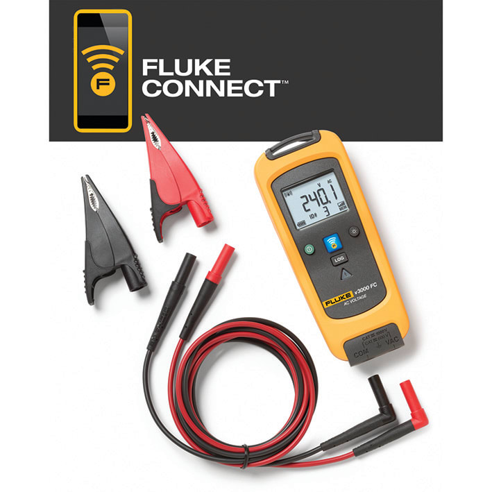 FLUKE - Fluke V3000FC Modulo di tensione 1000V AC, 6000pt, datalogger, Fluke Connect