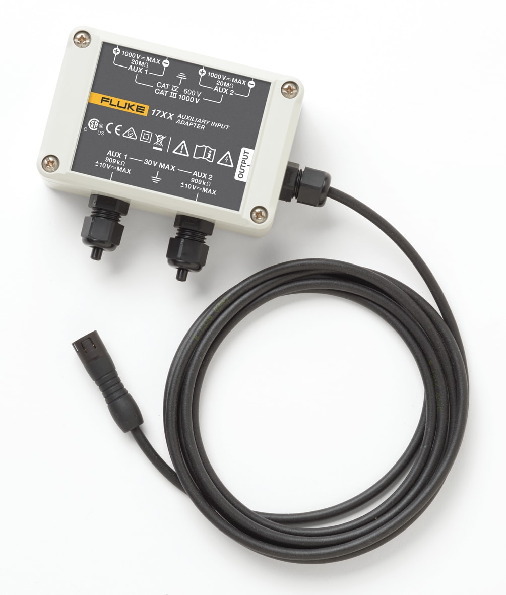 FLUKE - Fluke 17XX AUX Adattatore 2 ingressi  0..10V e 0..1000V DC per connettore AUX serie Fluke 17xx