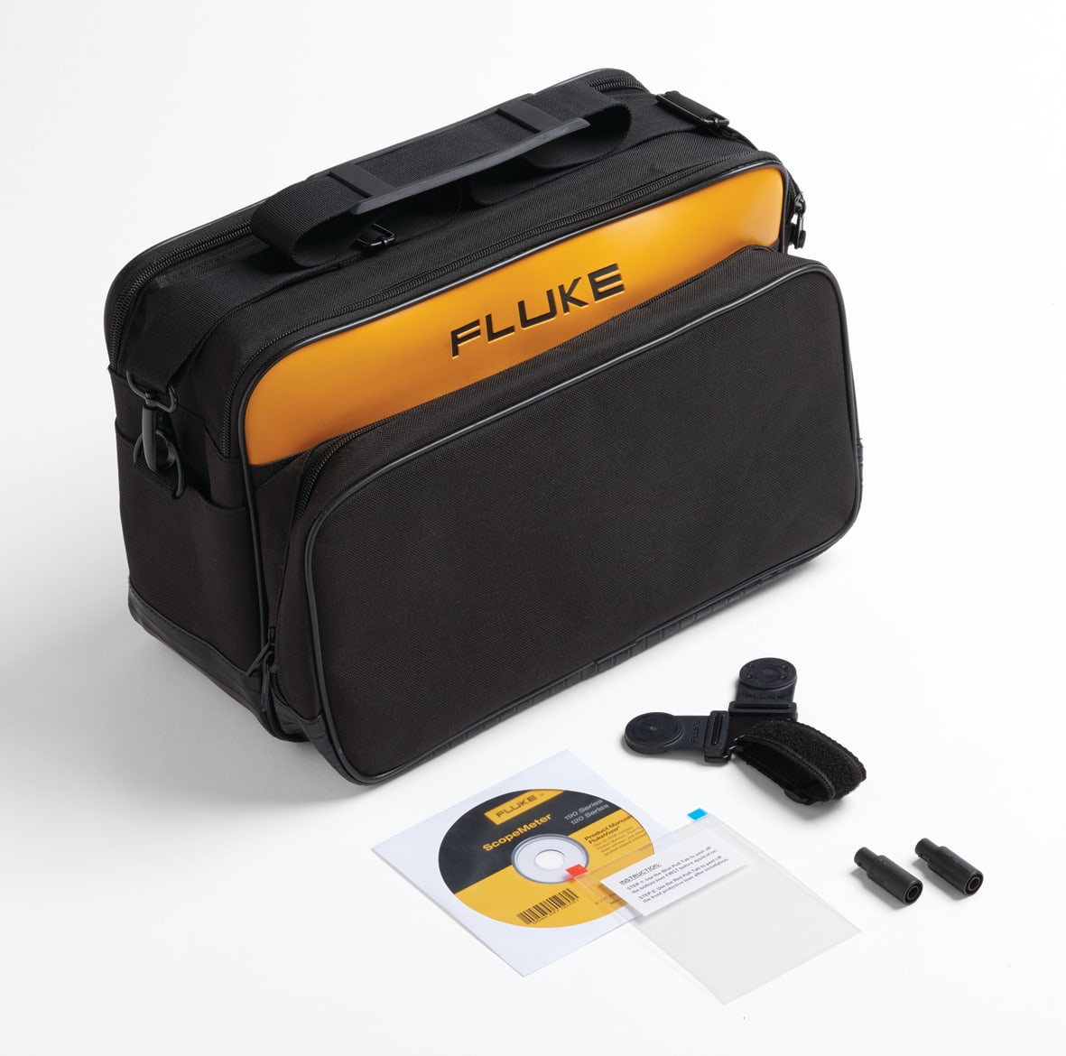 FLUKE - Fluke SCC120B Kit composto da borsa morbida di trasporto, gancio magnetico e software (cavo escluso) per serie 120B