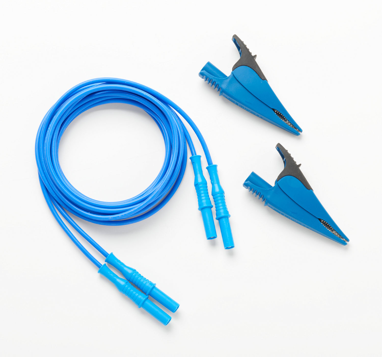 FLUKE - FLUKE-17XX-TL 2M Set puntali blu 2m, spina non impilabile e due pinzette a coccodrillo