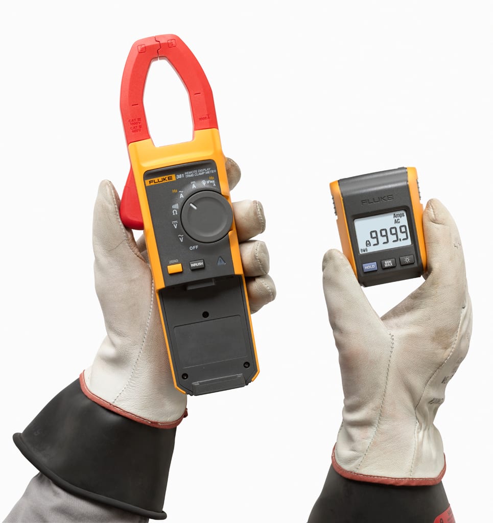 FLUKE - Fluke 381 Multimetro a pinza 1000A, 1000V AC/DC, TRMS, iFlex 2500A AC, dispaly remoto