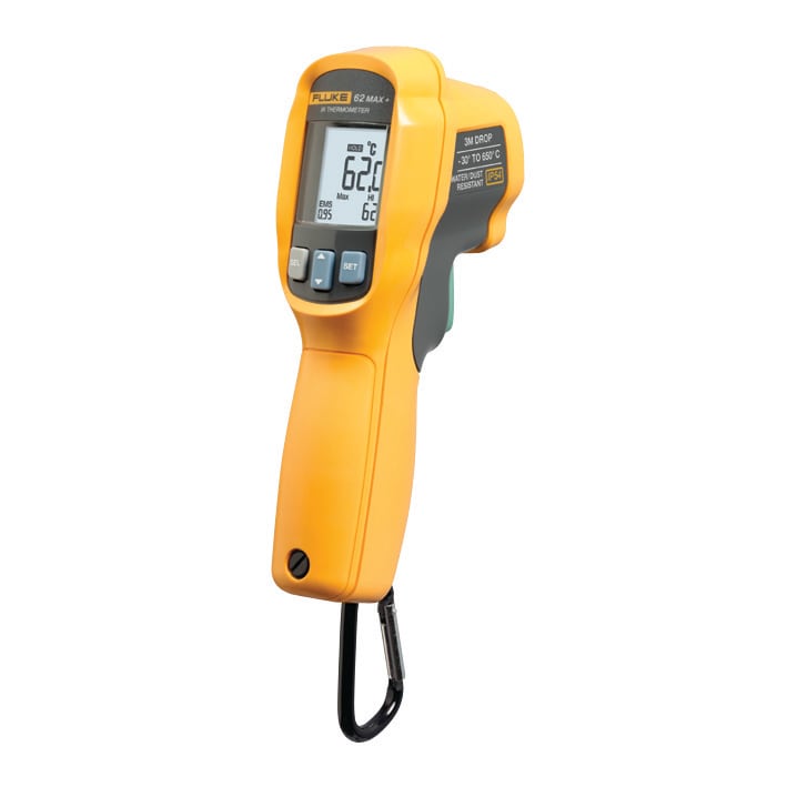 FLUKE - Fluke 62 MAX+ Termometro a infrarossi con laser doppio, -30 +650°C, D:S=12:1