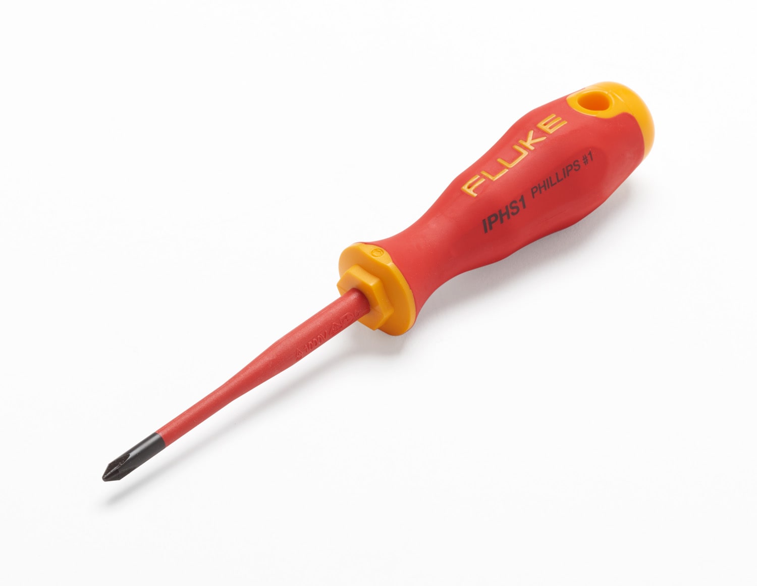 FLUKE - IPHS1 N. 1 cacciavite a croce. Certificato a 1000 V CA e 1500 V CC.