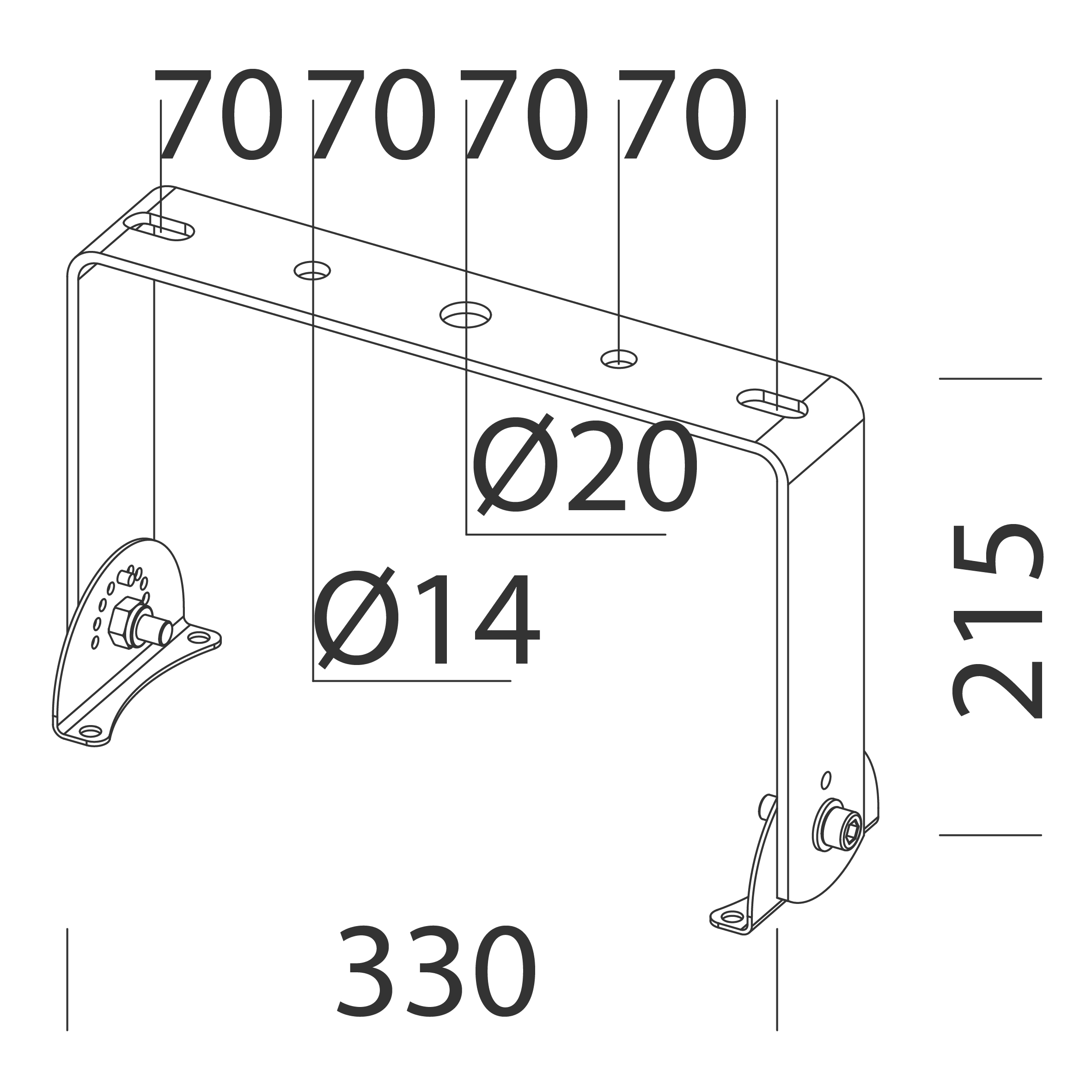 FOSNOVA - STAFFA LIRA 0259 ARGON 3.5 GRAF
