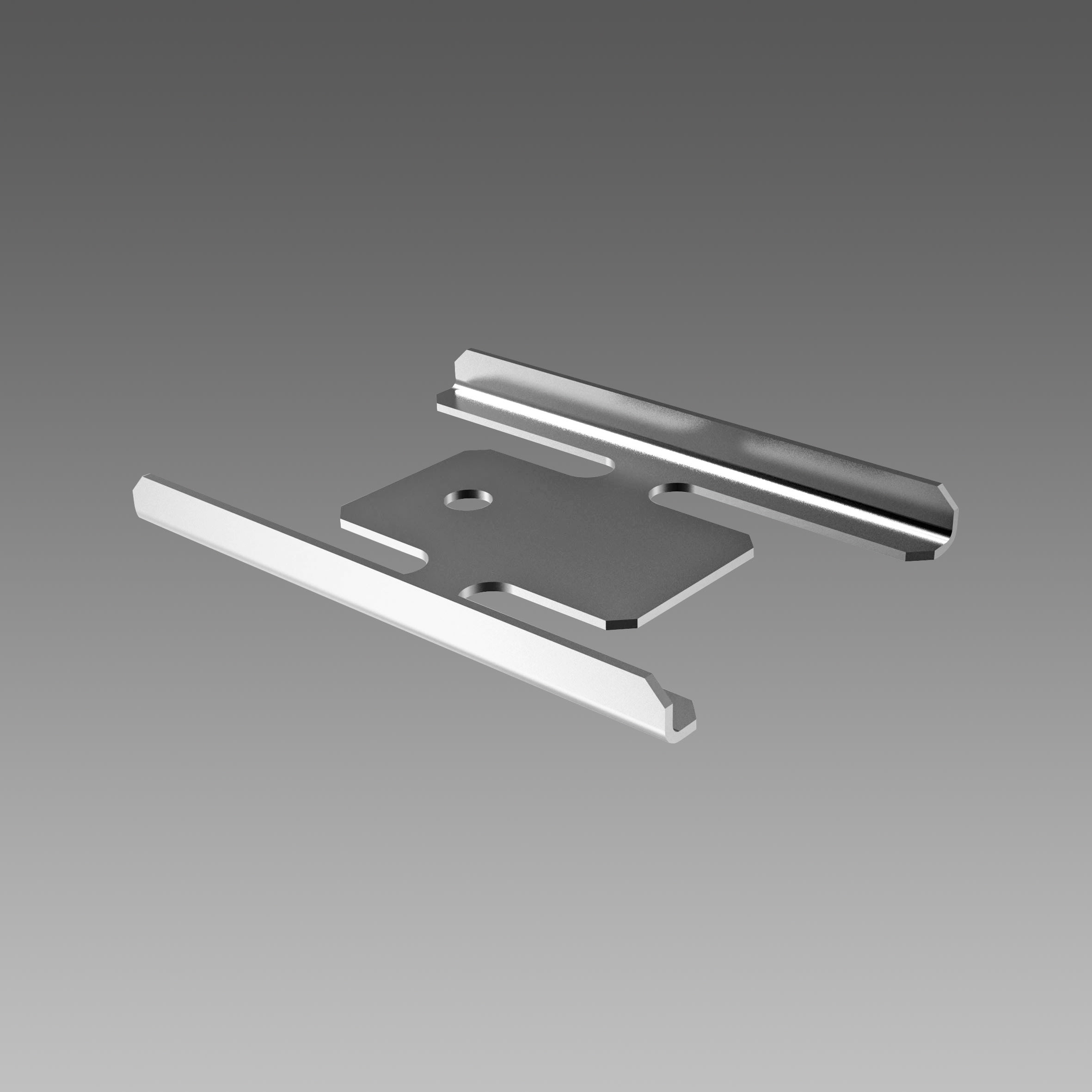 FOSNOVA - STAFFA GIUN.LISET 2.0 258 ZINCATO