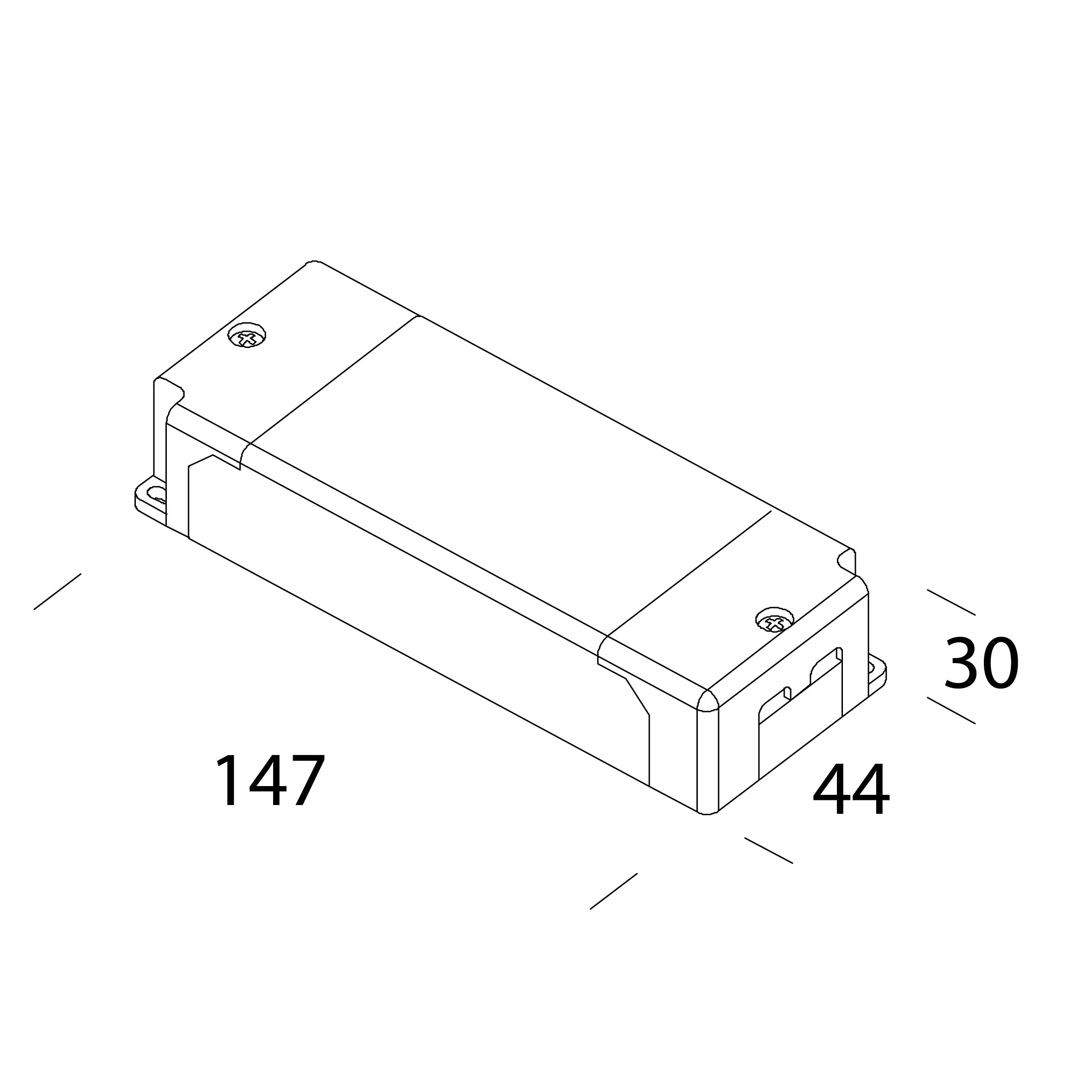 FOSNOVA - ALIMENTATORE 0908 LED 38W DALI 700MA