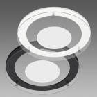 FOSNOVA - ANELLO T+VETRO TECHNO B 232 0930 NERO
