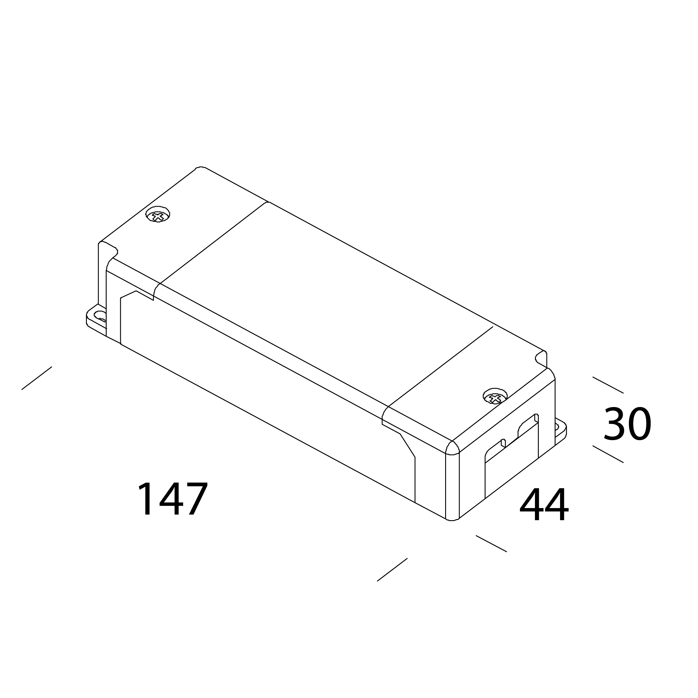 FOSNOVA - ALIMENTATORE 0908 LED 38W DALI 700MA