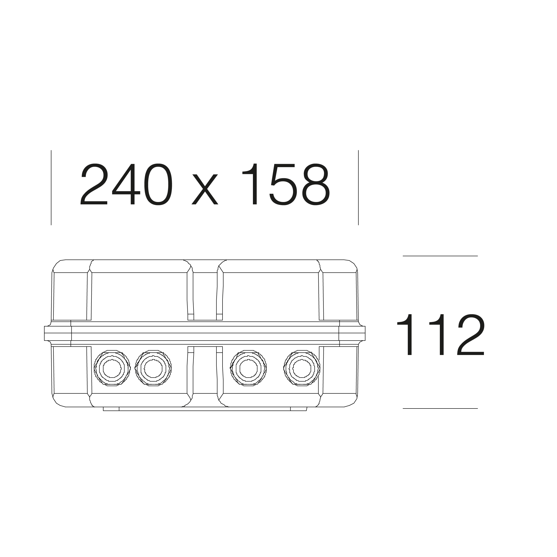 FOSNOVA - CASSETTA IP65 0920 LED 31W 700MA CLD 2209205500
