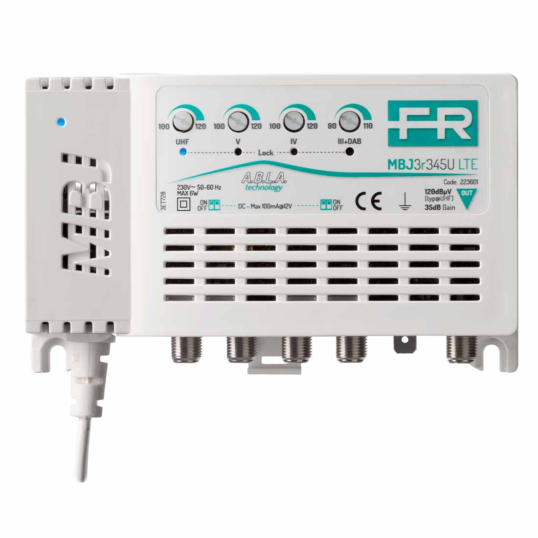 FRACARRO RADIOINDUSTRIE - MBJ3RFM+3UU LTE CENTR.3IN FM+3+DAB,U,U