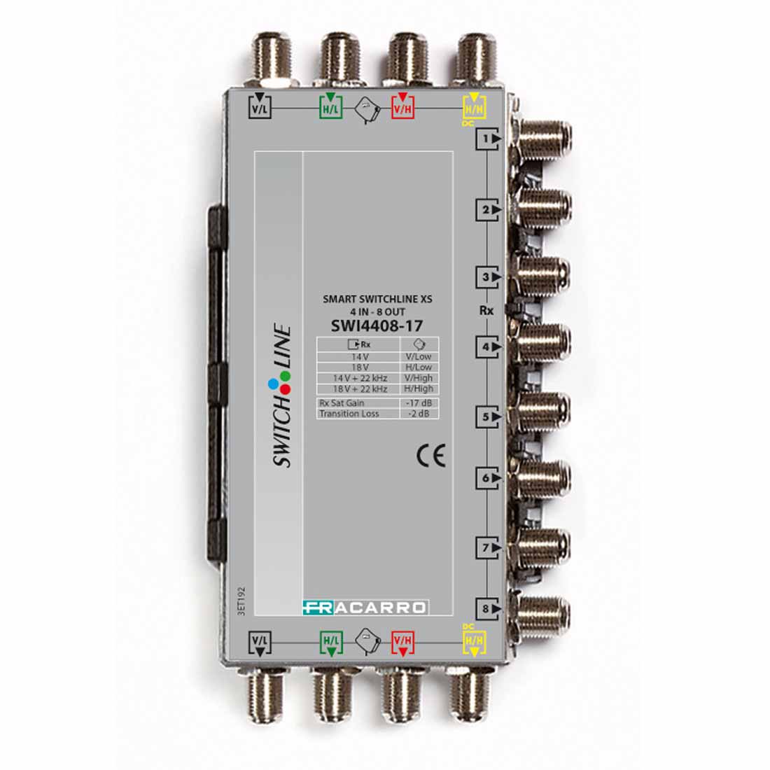 FRACARRO RADIOINDUSTRIE - SWI4408-17 SMART SWLINE XS4*8 -17DB