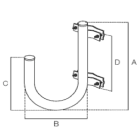 FRACARRO RADIOINDUSTRIE - SUPCURVO180G SUPPORT CURVO 180GRADI