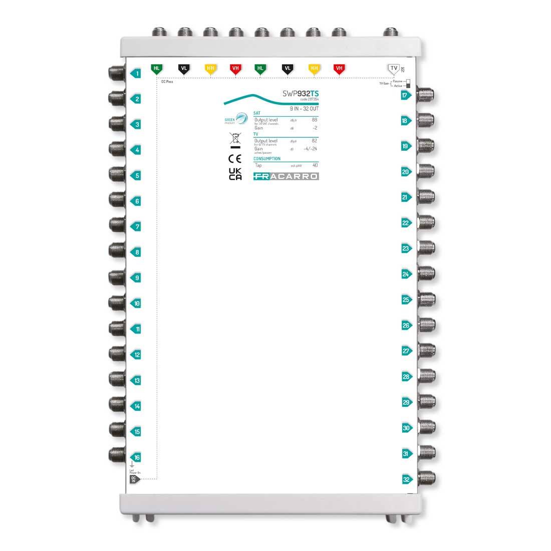 FRACARRO RADIOINDUSTRIE - SWP932TS MSW COMP 9IN 32OU TV A/P