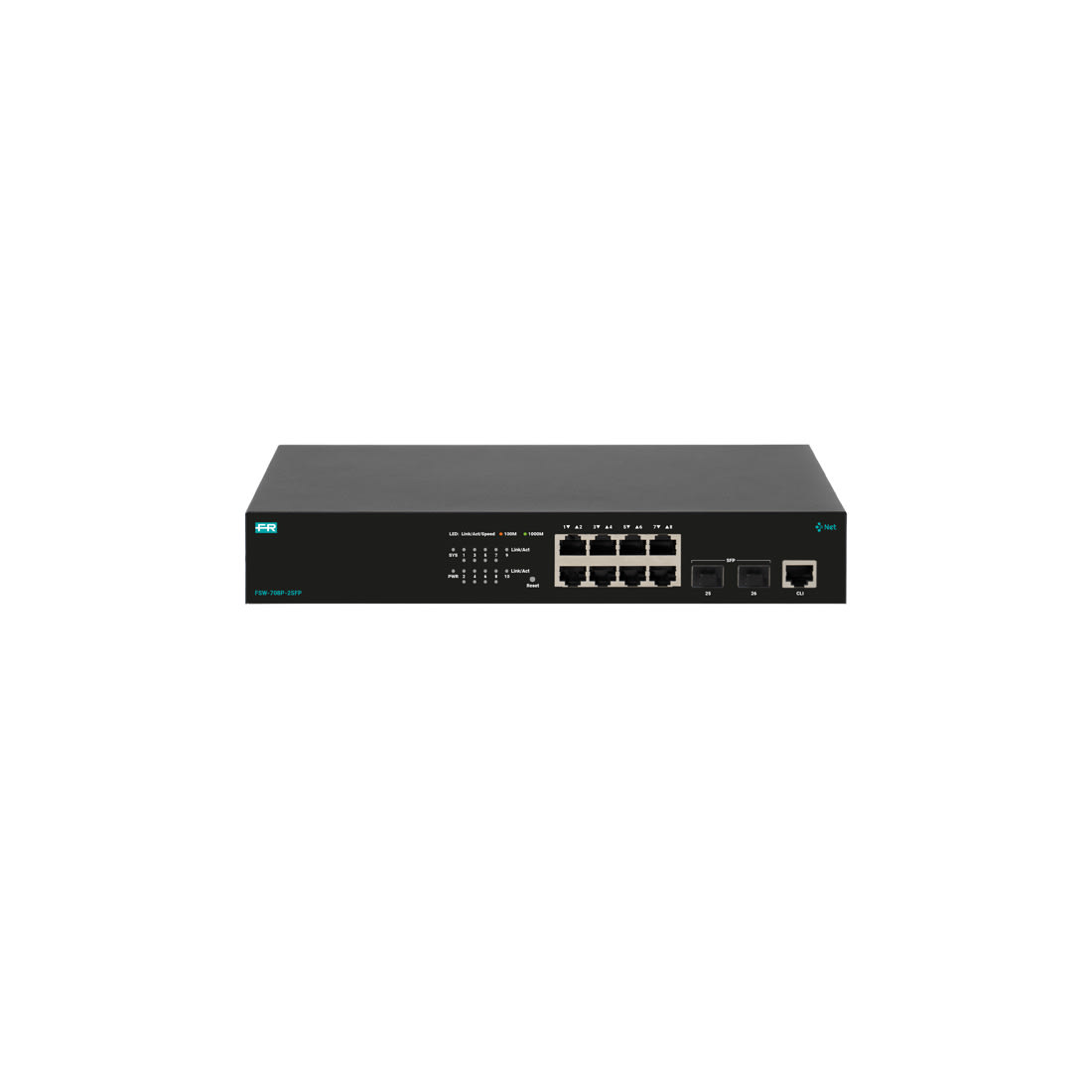 FRACARRO RADIOINDUSTRIE - FSW-708P-2SFP SWITCH L2 8GE POE 2SFP