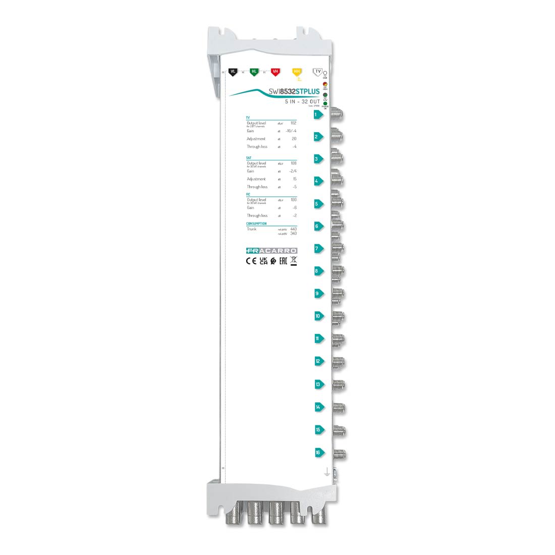 FRACARRO RADIOINDUSTRIE - SWI8532STPLUS MSW XS5+  5IN 32OUT 271058