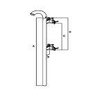 FRACARRO RADIOINDUSTRIE - PALCURVA40+ATT PALO CURVA D 40MM+ATTAC 287258