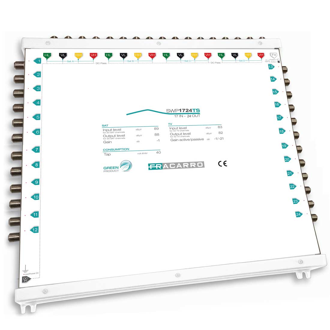 FRACARRO RADIOINDUSTRIE - SWP1724TS MSW COM 17IN 24OU TV A/P 287358