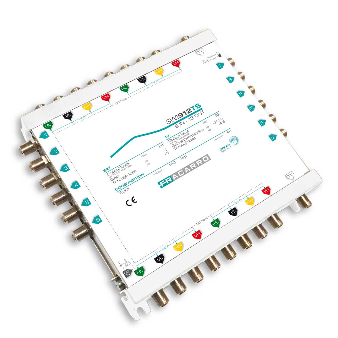 FRACARRO RADIOINDUSTRIE - SWI912TS MSW CASC 9IN 12OU TV A/P 287361