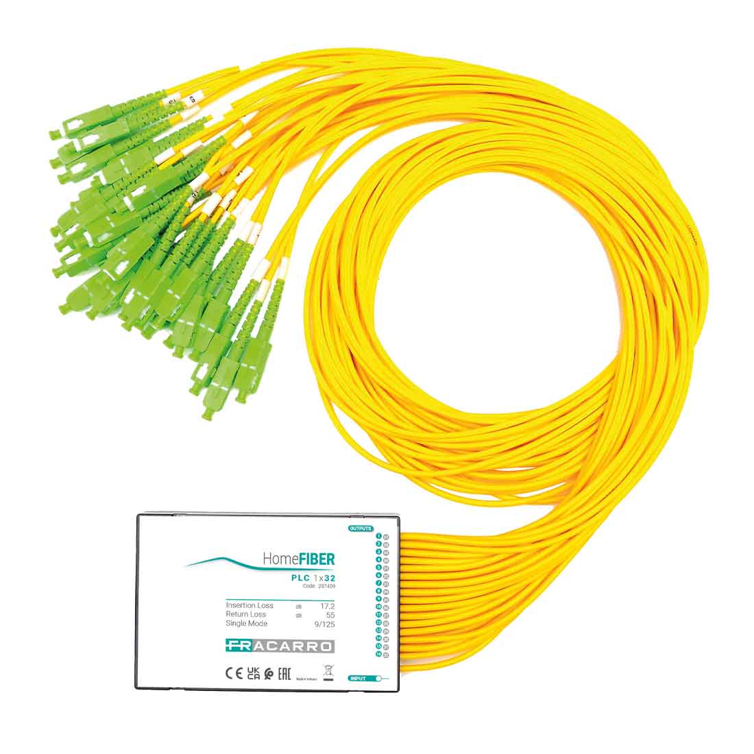 FRACARRO RADIOINDUSTRIE - PLC 1X32 SPLITTER OTT.1X32SC/APC 287409