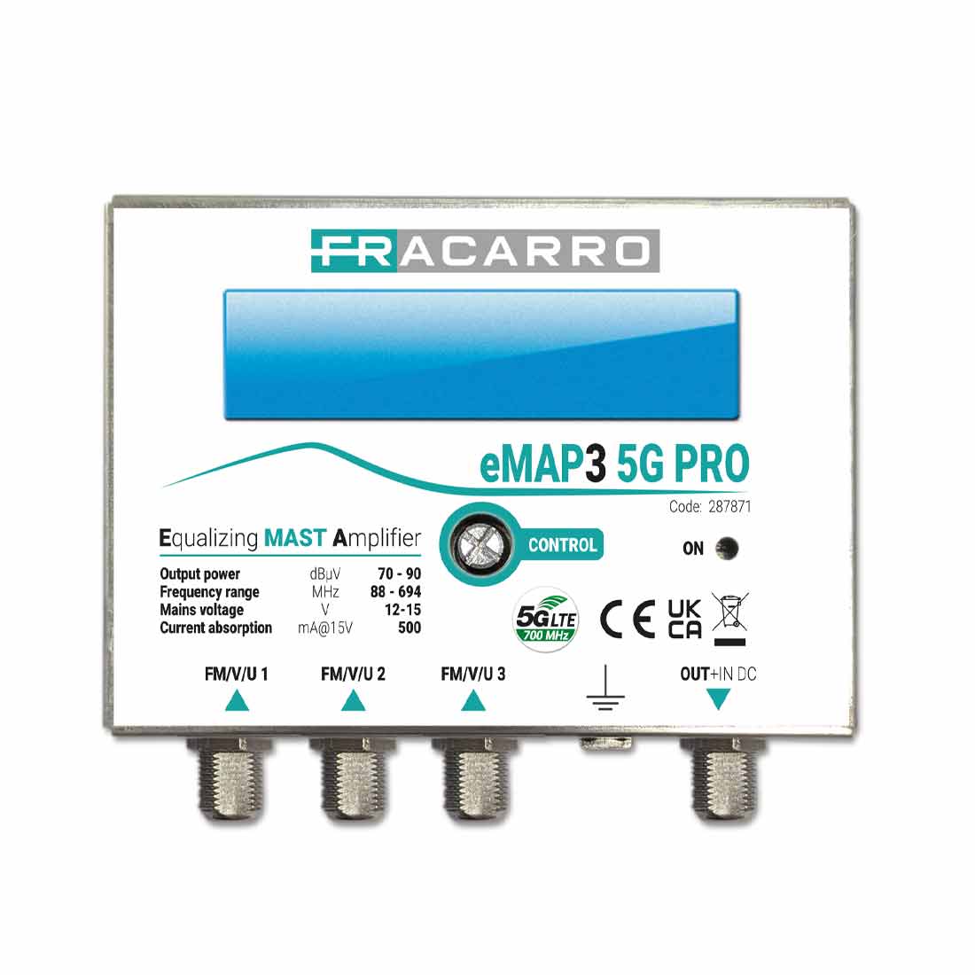 FRACARRO RADIOINDUSTRIE - EMAP3 5G PRO AMP 3I V/U AUTO EQ. PRO 287871
