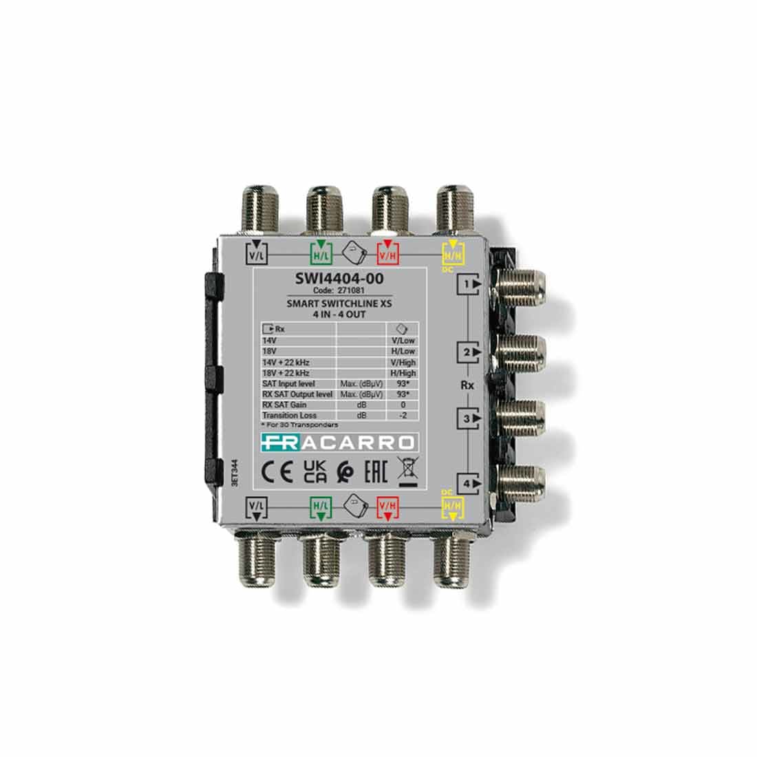 FRACARRO RADIOINDUSTRIE - SWI4404-00 SMART SWLINE XS 4*4 -0DB