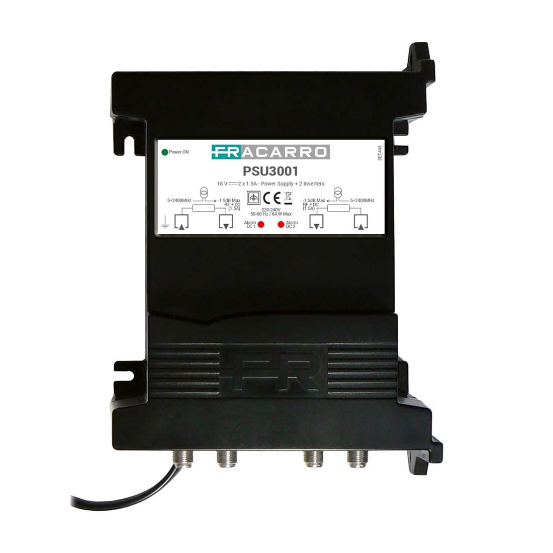 FRACARRO RADIOINDUSTRIE - PSU3001 ALIMENTAT. 18V 2X1,5A EU