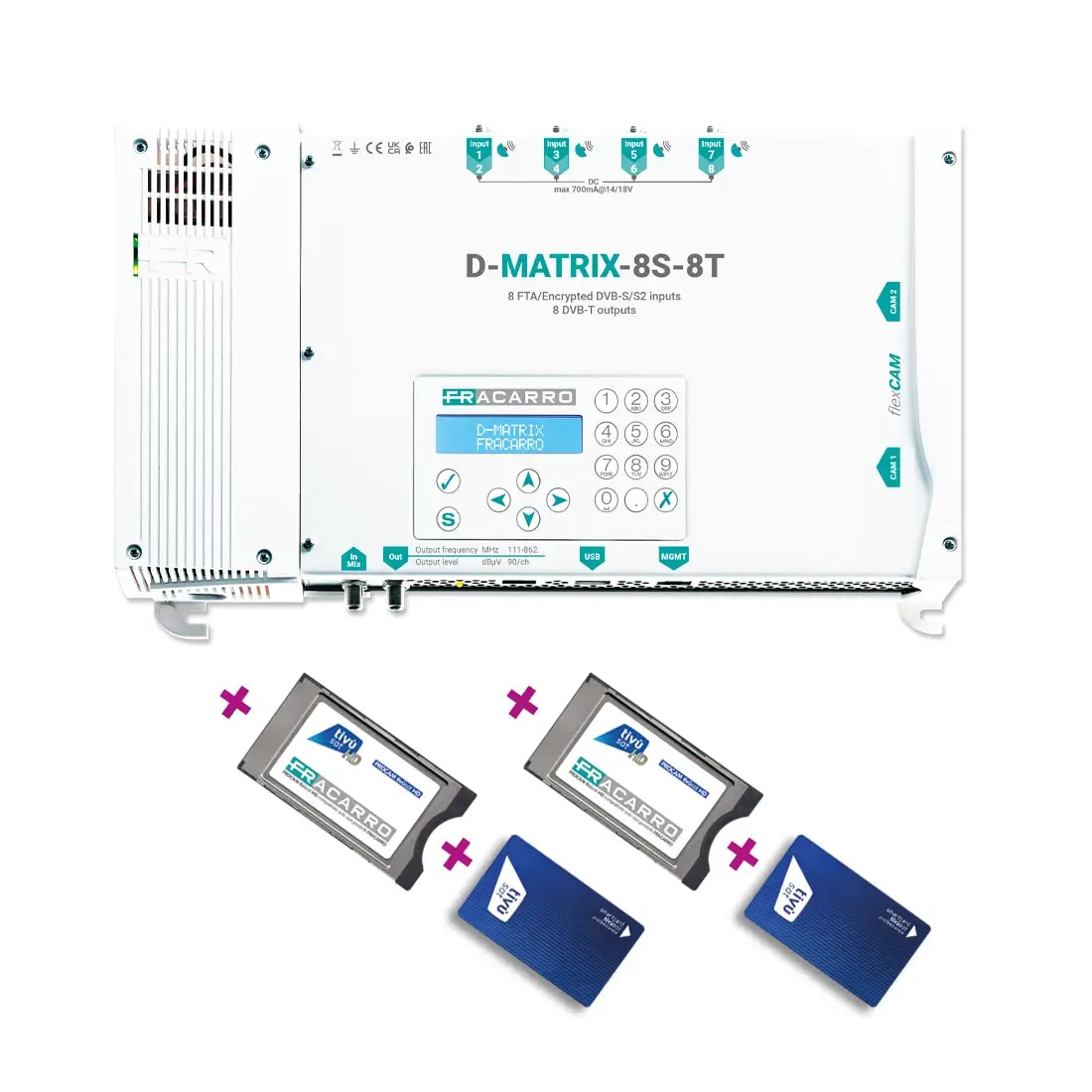 FRACARRO RADIOINDUSTRIE - KIT 10-TIVU S KIT D-MATRIX 8SX8T-2CI