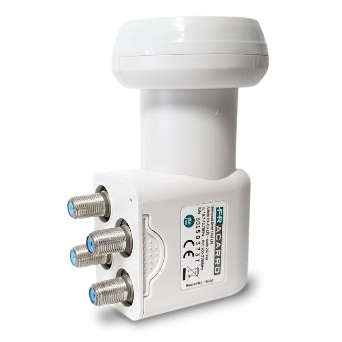 FRACARRO RADIOINDUSTRIE - UX-QD LTE LNB UNIVERS.QUAD LTE