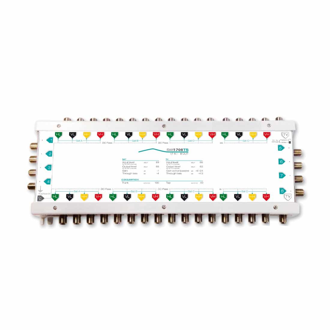FRACARRO RADIOINDUSTRIE - SWI1708TS MSW CASC 17IN 8OU TV A/P