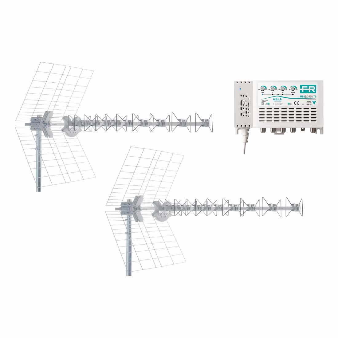 FRACARRO RADIOINDUSTRIE - KIT 2 5G T2 2XBLU10 5G+MBJ3R345UT2