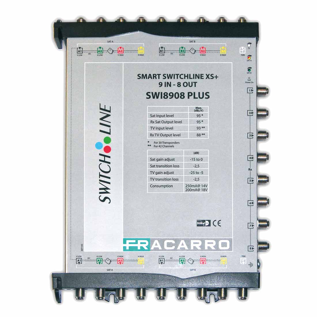 FRACARRO RADIOINDUSTRIE - SWI8908PLUS MSW XS9+ 9IN 8OUT