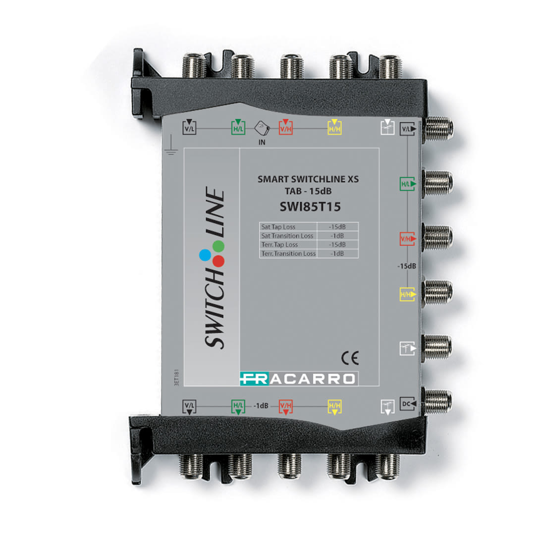 FRACARRO RADIOINDUSTRIE - SWI85T15 DERIV.TV/SAT 1 VIA -15DB