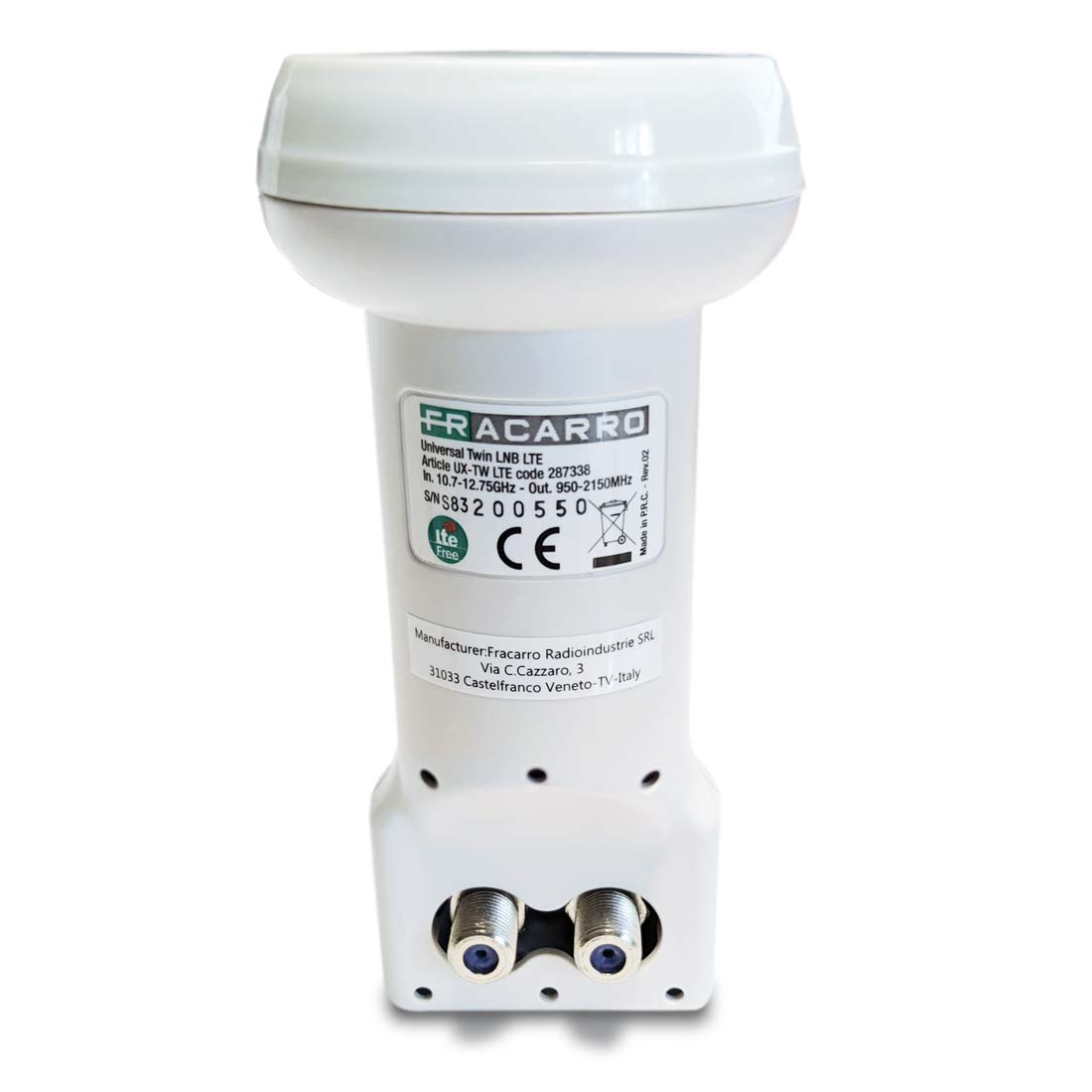 FRACARRO RADIOINDUSTRIE - UX-TW LTE LNB UNIVERS.TWIN LTE 287338