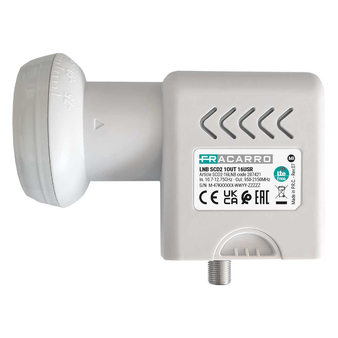 FRACARRO RADIOINDUSTRIE - SCD2-16LNB LNB SCD2 1OUT 16USR