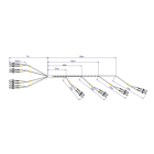 FRACARRO RADIOINDUSTRIE - OPC8I90C-SA-DP CAVO 8 FO 90M IN ST DUP