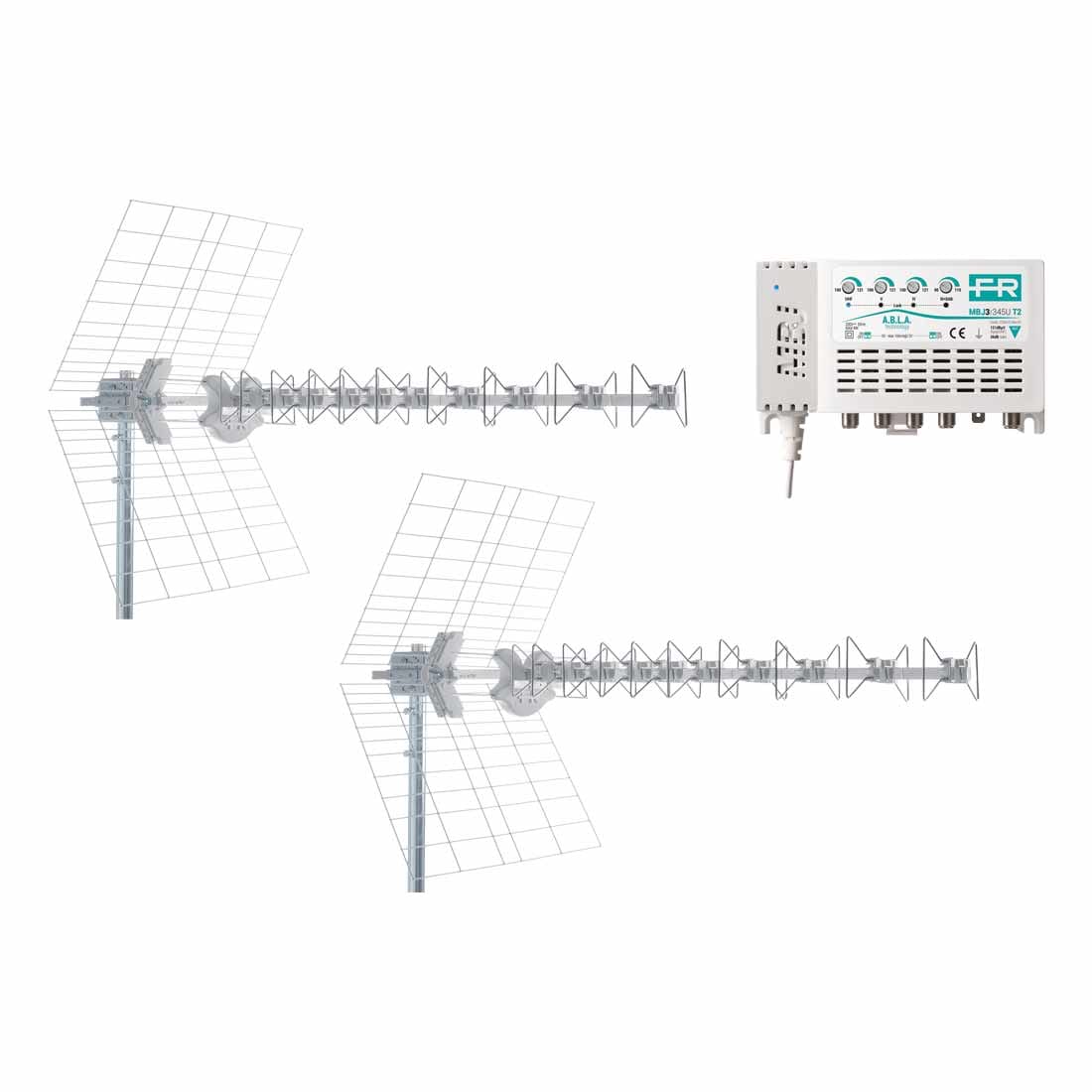 FRACARRO RADIOINDUSTRIE - KIT 2 5G T2 2XBLU10 5G+MBJ3R345UT2 217970