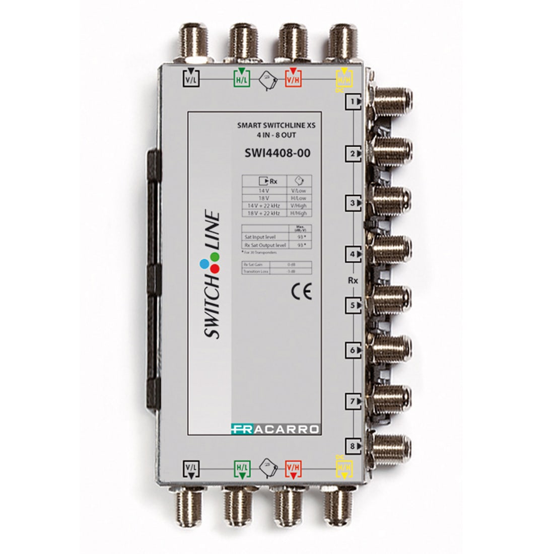 FRACARRO RADIOINDUSTRIE - SWI4408-00 SMART SWLINE XS4*8 -0DB 271087
