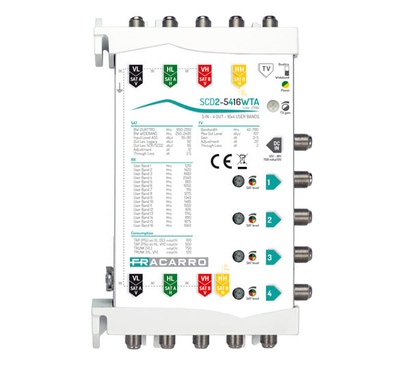 FRACARRO RADIOINDUSTRIE - SCD2-5416WTA MSW SCD2 5IN WB 4OUT FVM 271182