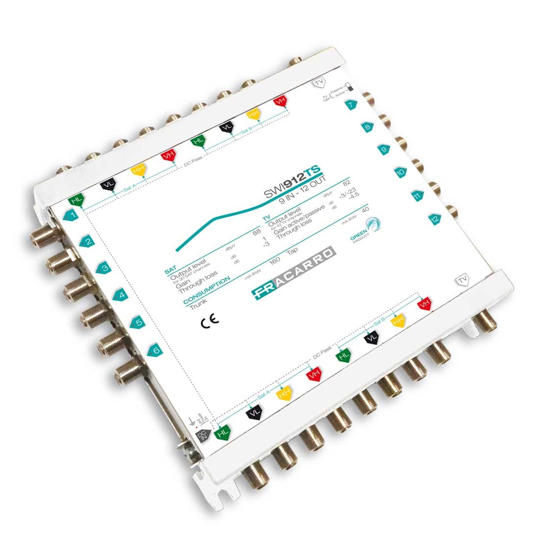 FRACARRO RADIOINDUSTRIE - SWI912TS MSW CASC 9IN 12OU TV A/P 287361