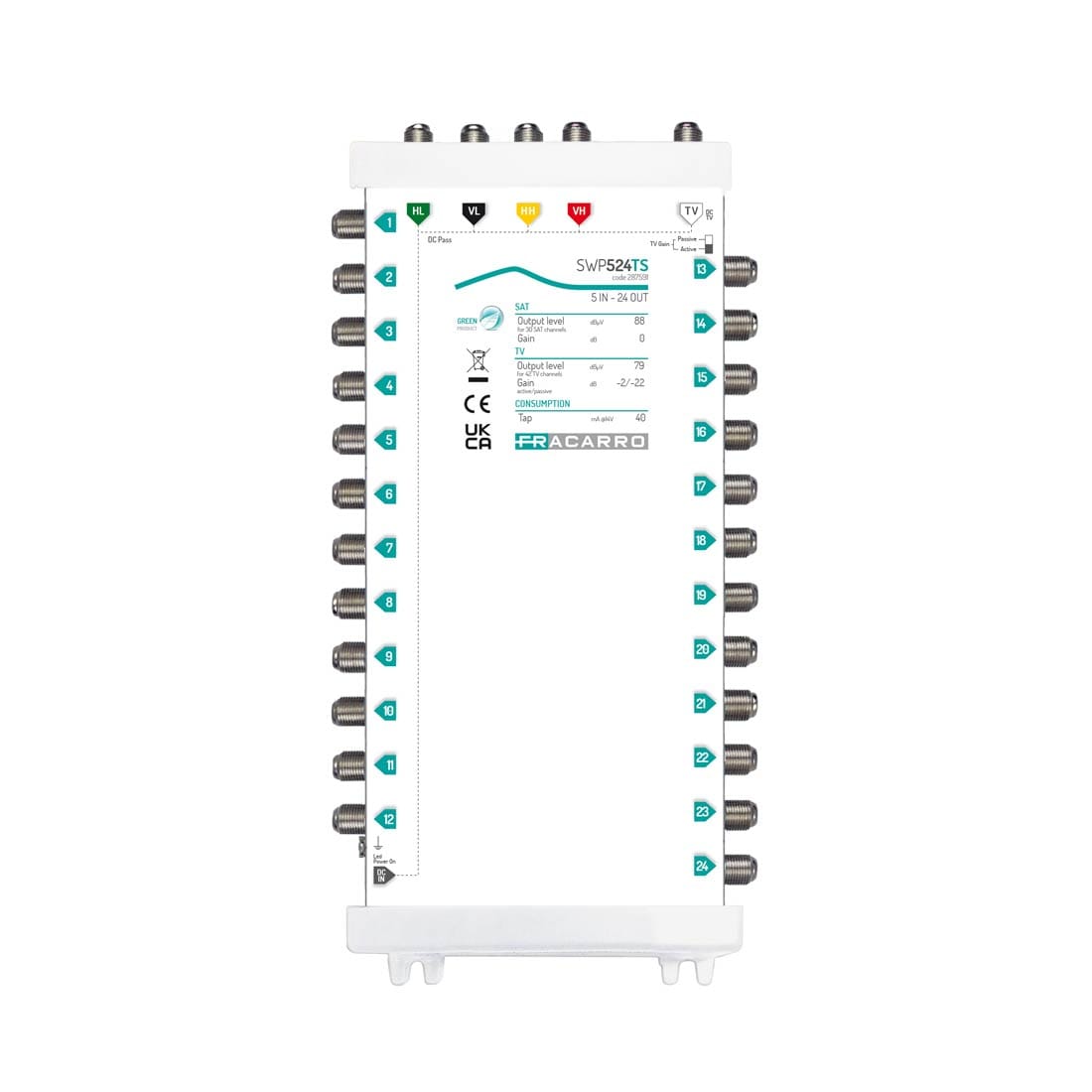 FRACARRO RADIOINDUSTRIE - SWP524TS MSW COMP 5IN 24OU TV A/P 287591