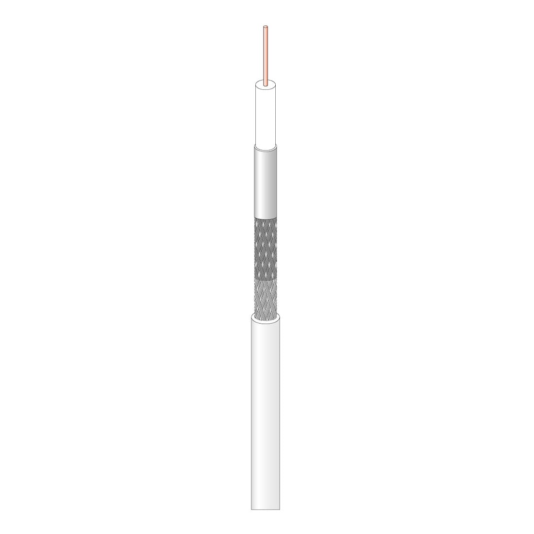 FRACARRO RADIOINDUSTRIE - PAS4025250 CAVO COAX 5MM TRISHIELD