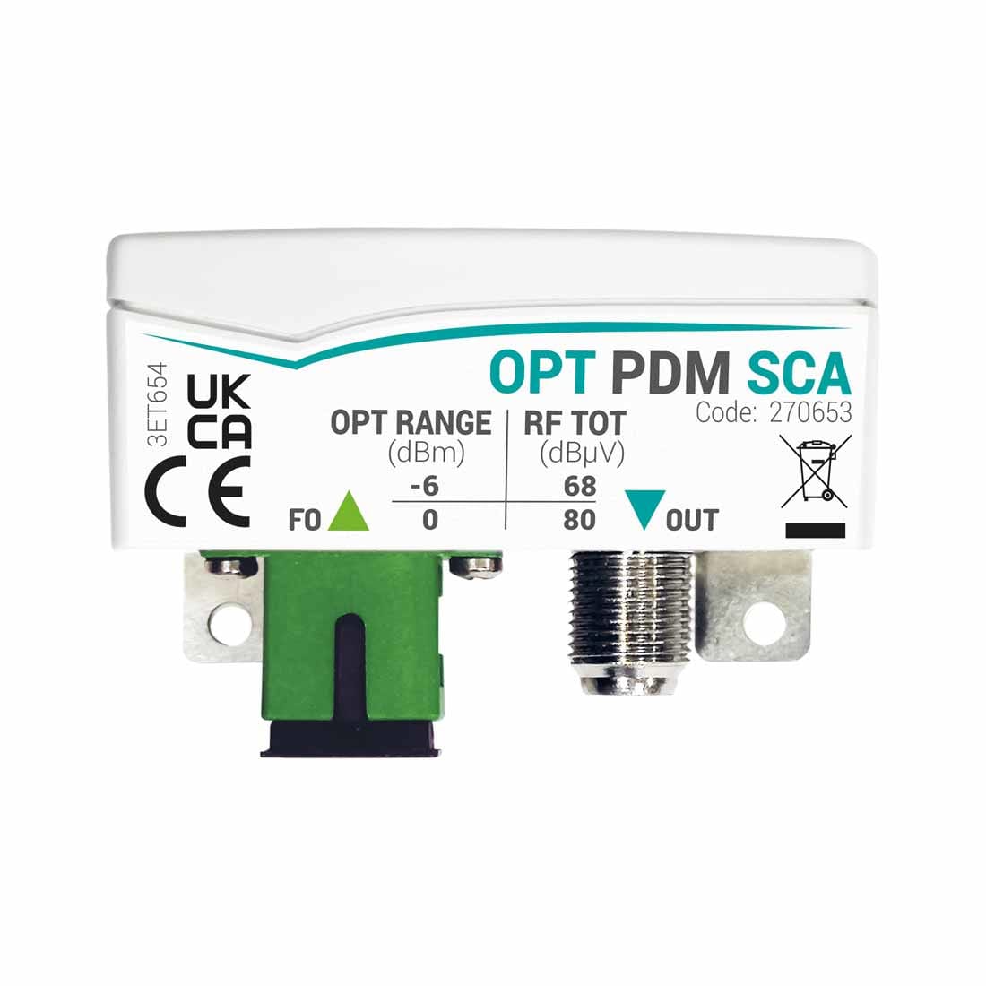 FRACARRO RADIOINDUSTRIE - OPT-PDM-SCA PRESA/RIC OTT. PASS. SCA