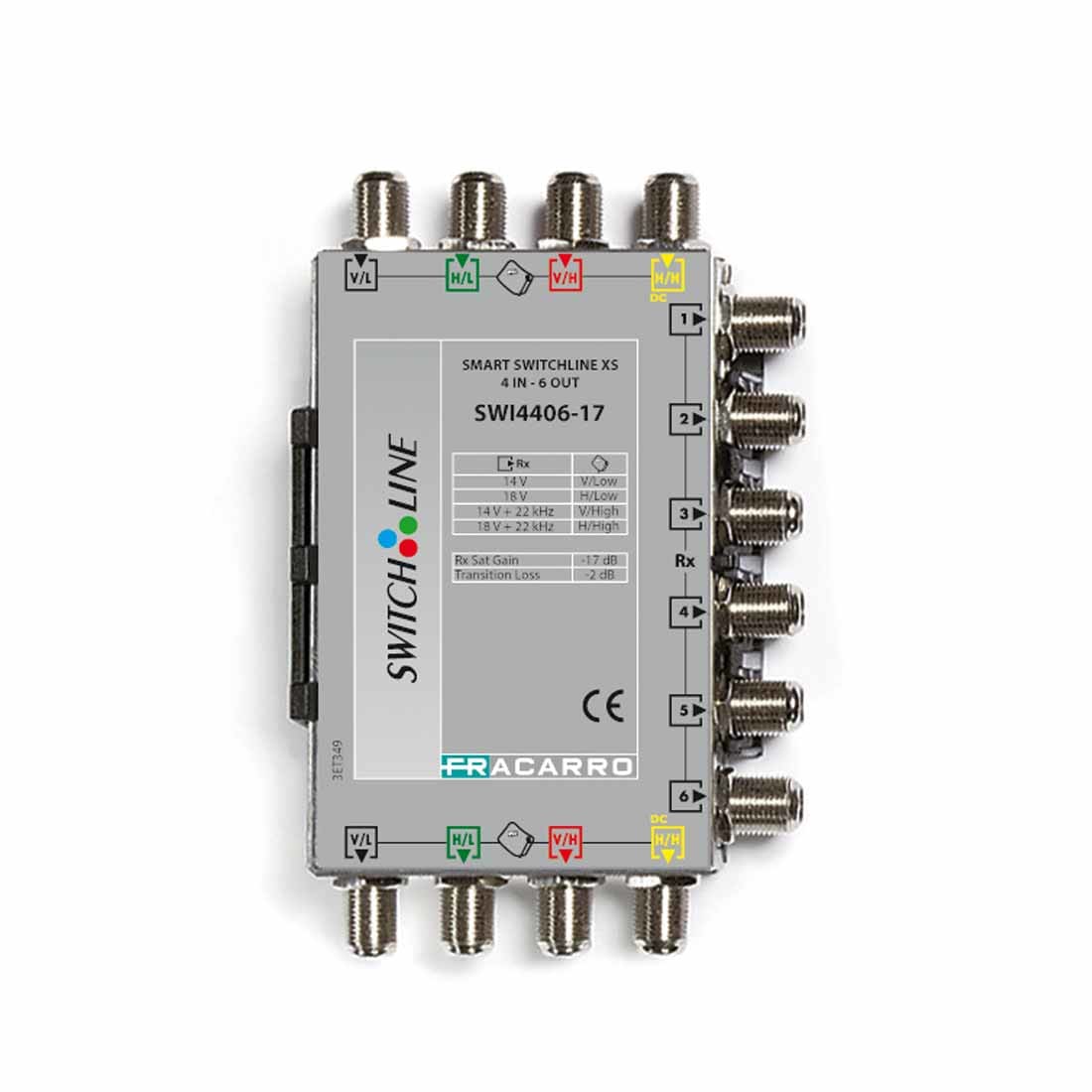 FRACARRO RADIOINDUSTRIE - SWI4406-17 SMART SWLINE XS4*6 -17DB