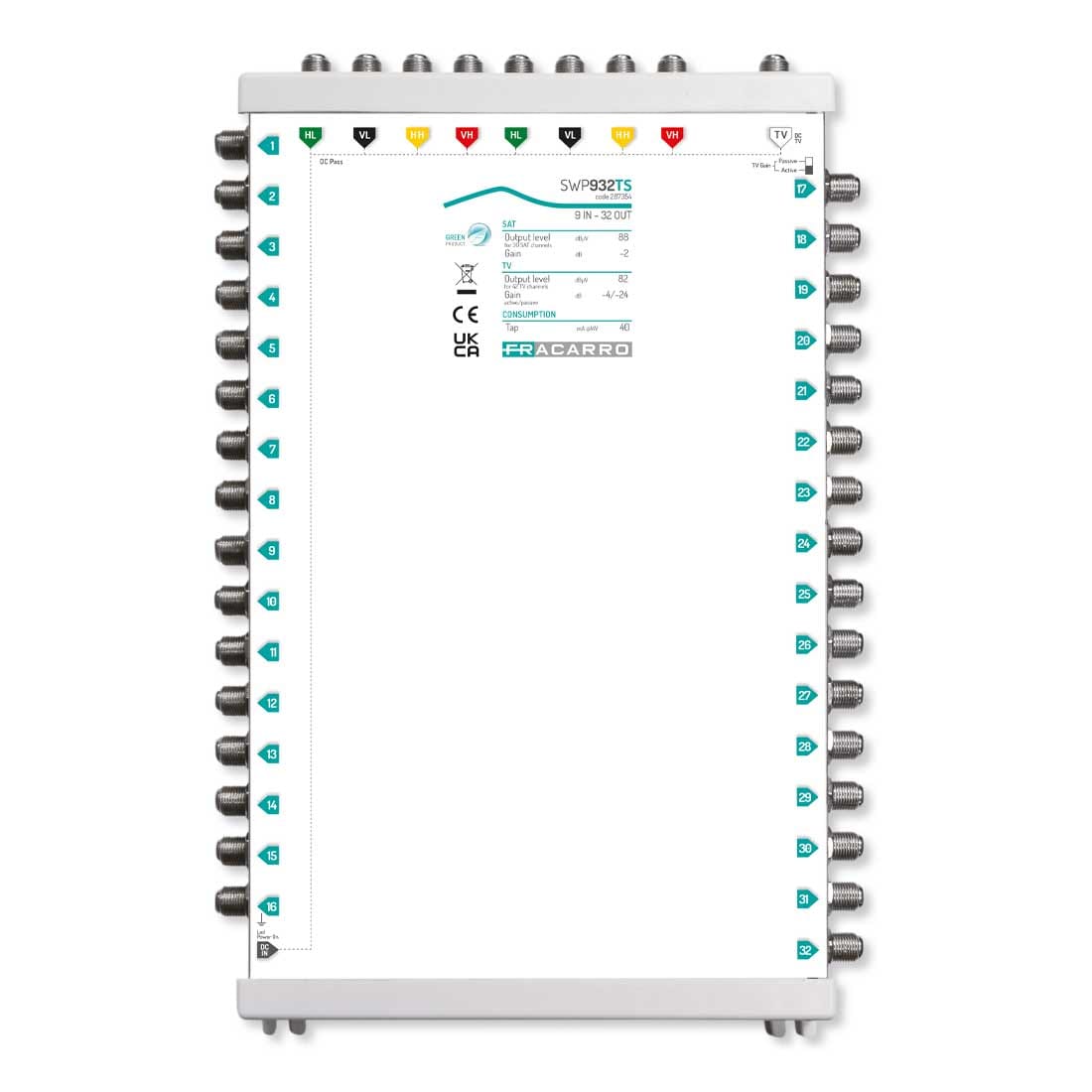 FRACARRO RADIOINDUSTRIE - SWP932TS MSW COMP 9IN 32OU TV A/P