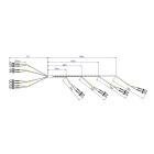 FRACARRO RADIOINDUSTRIE - OPC8I90C-SA-DP CAVO 8 FO 90M IN ST DUP
