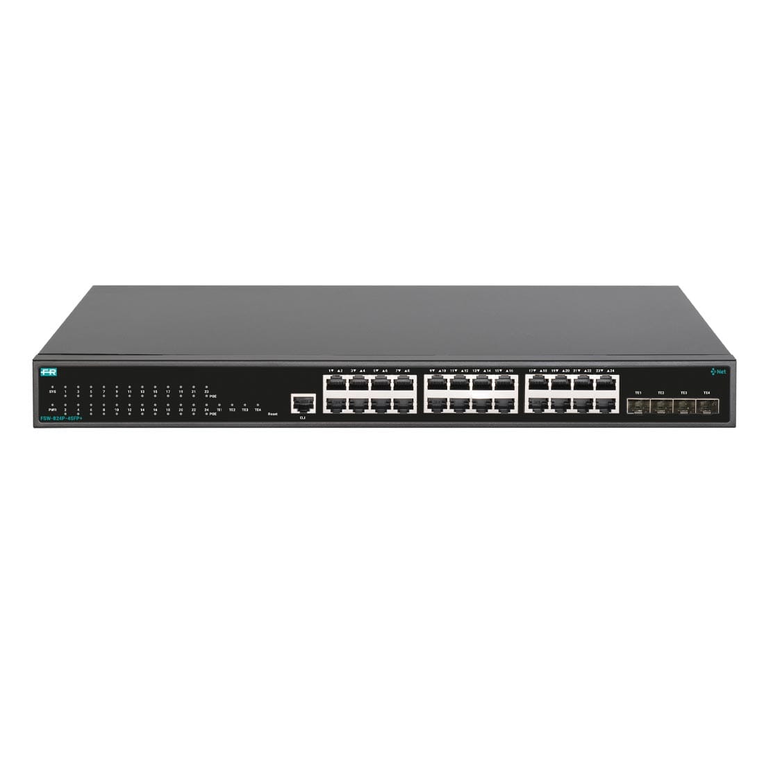 FRACARRO RADIOINDUSTRIE - FSW-824P-4SFP+ SWITCH L2+ 24GEPOE 4SFP+