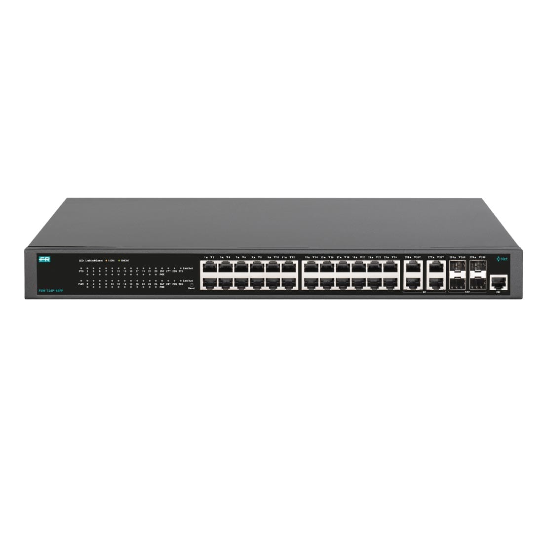 FRACARRO RADIOINDUSTRIE - FSW-724P-4SFP SWITCH L2 24GE POE 4SFP