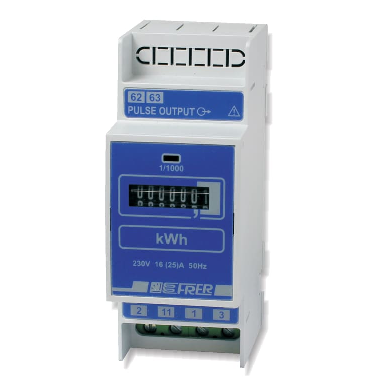 FRER - KWH 2DIN SINGLE-PHASE 230V 25A
