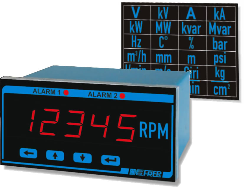 FRER - DPM+AL 96X48 PROG DC MA-V AUX.80-260V